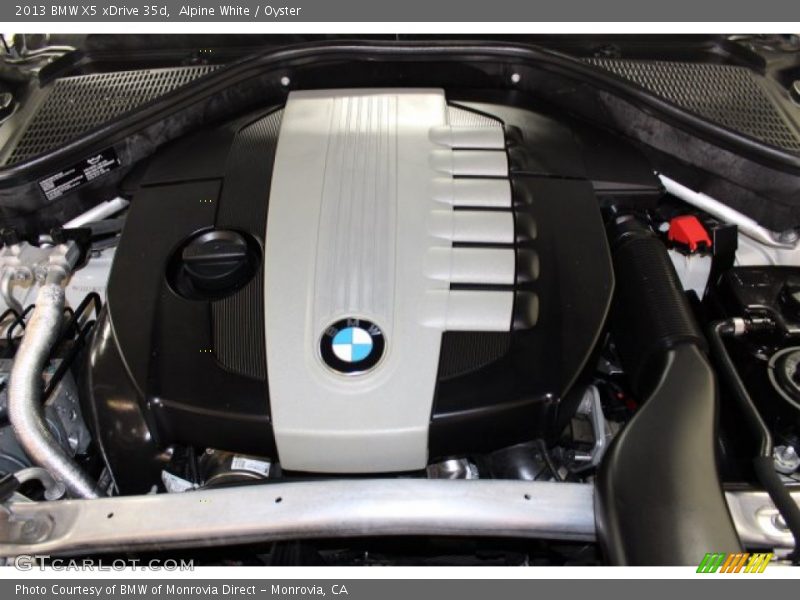 Alpine White / Oyster 2013 BMW X5 xDrive 35d
