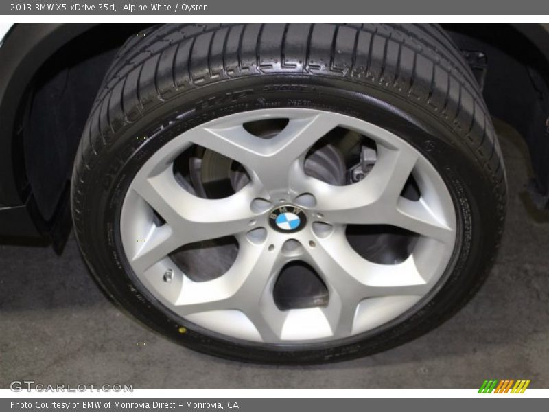 Alpine White / Oyster 2013 BMW X5 xDrive 35d