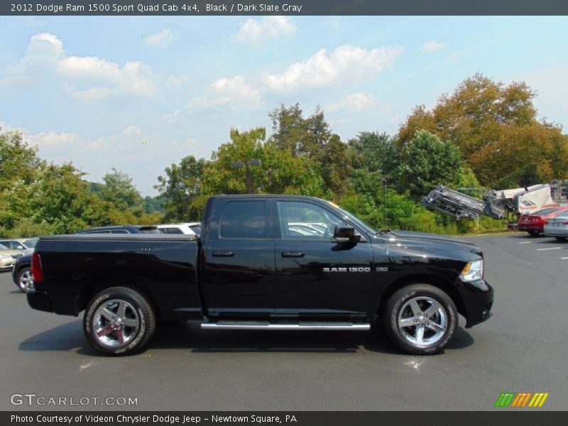 Black / Dark Slate Gray 2012 Dodge Ram 1500 Sport Quad Cab 4x4