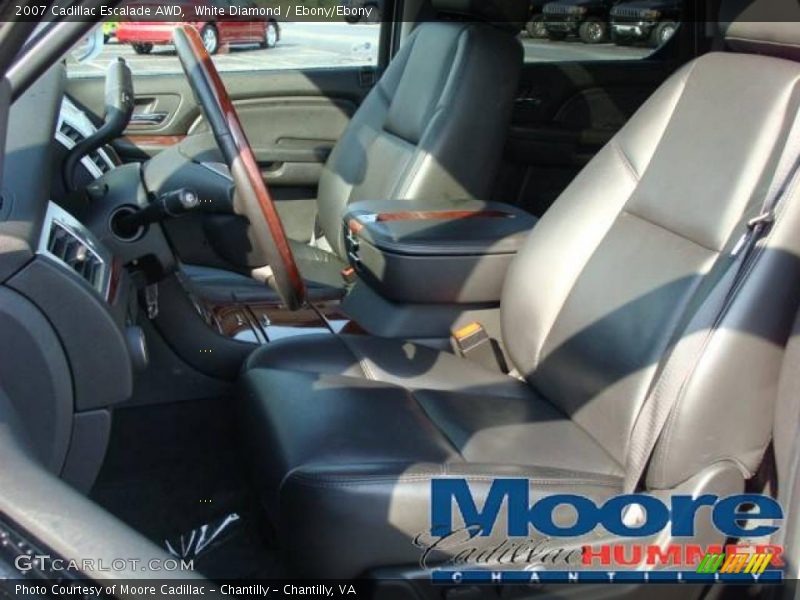 White Diamond / Ebony/Ebony 2007 Cadillac Escalade AWD