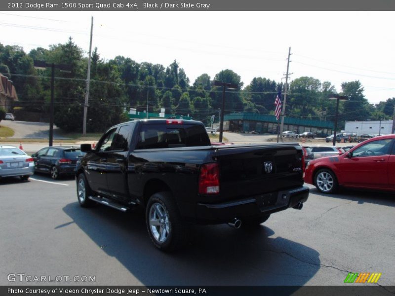 Black / Dark Slate Gray 2012 Dodge Ram 1500 Sport Quad Cab 4x4