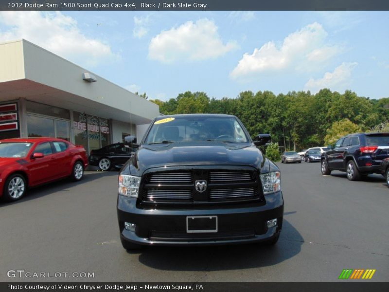 Black / Dark Slate Gray 2012 Dodge Ram 1500 Sport Quad Cab 4x4