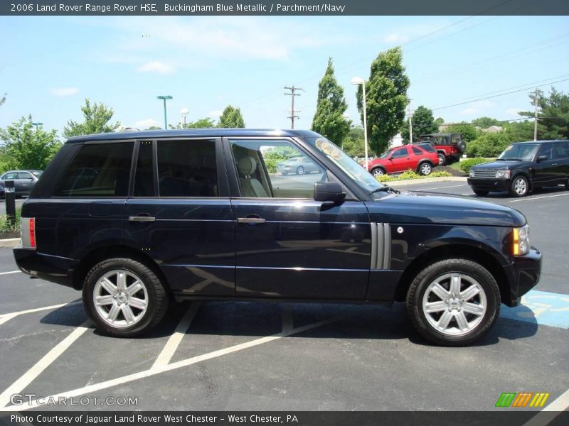 Buckingham Blue Metallic / Parchment/Navy 2006 Land Rover Range Rover HSE