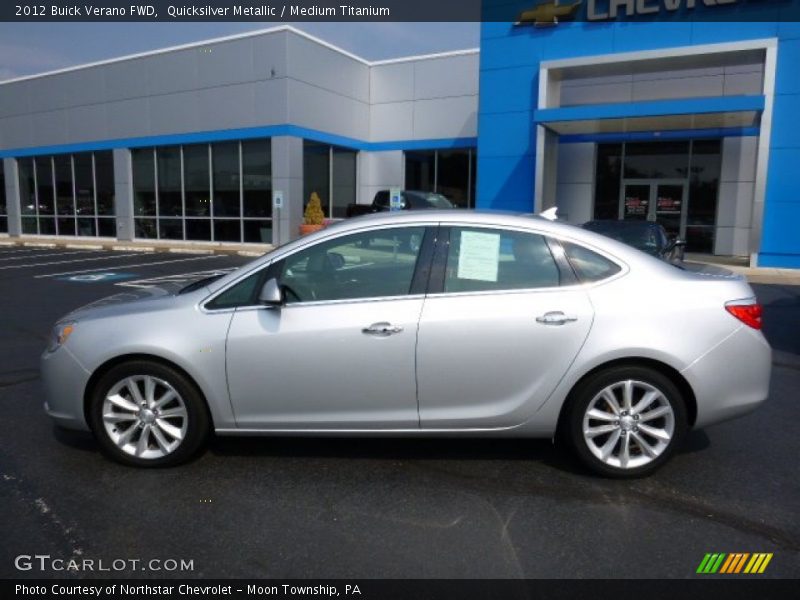 Quicksilver Metallic / Medium Titanium 2012 Buick Verano FWD