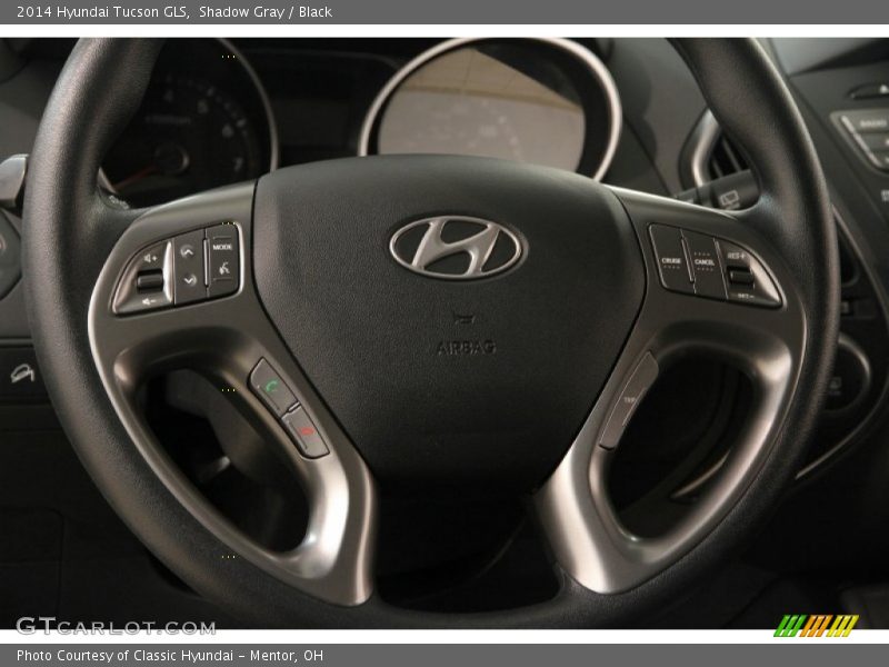Shadow Gray / Black 2014 Hyundai Tucson GLS