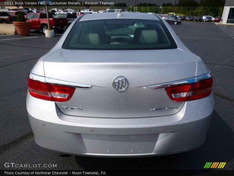 Quicksilver Metallic / Medium Titanium 2012 Buick Verano FWD