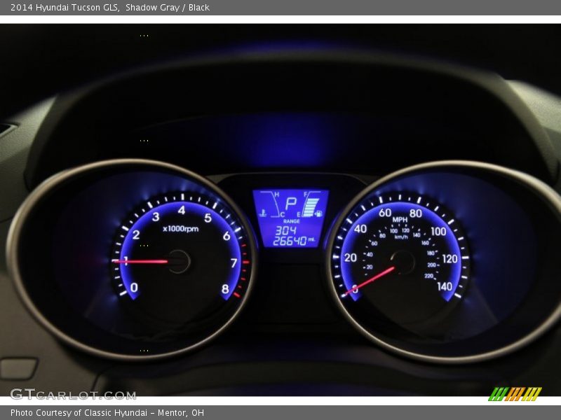 Shadow Gray / Black 2014 Hyundai Tucson GLS
