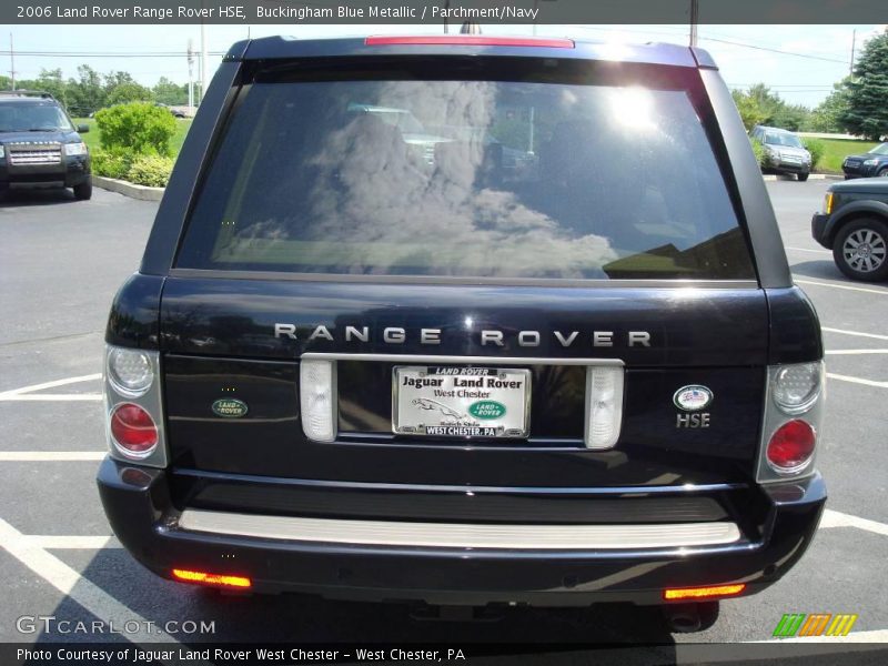 Buckingham Blue Metallic / Parchment/Navy 2006 Land Rover Range Rover HSE