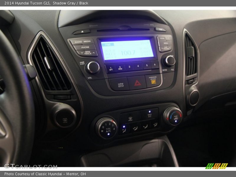 Shadow Gray / Black 2014 Hyundai Tucson GLS
