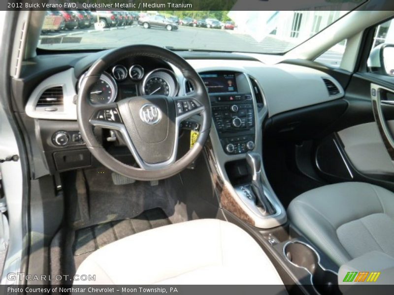 Quicksilver Metallic / Medium Titanium 2012 Buick Verano FWD