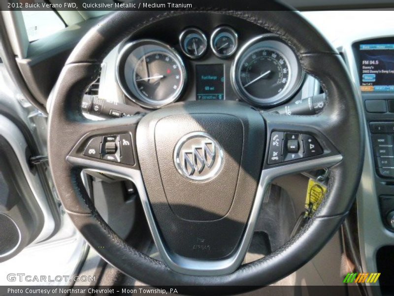 Quicksilver Metallic / Medium Titanium 2012 Buick Verano FWD