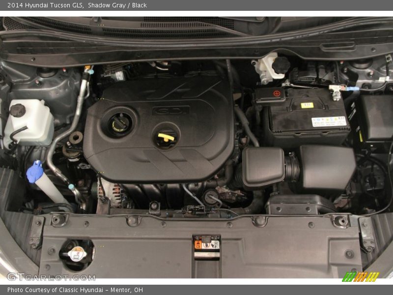 Shadow Gray / Black 2014 Hyundai Tucson GLS