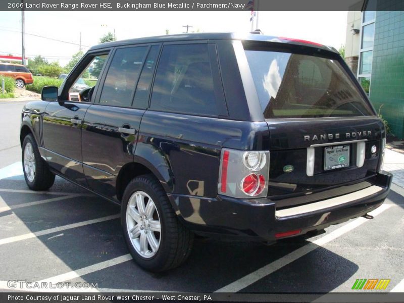 Buckingham Blue Metallic / Parchment/Navy 2006 Land Rover Range Rover HSE
