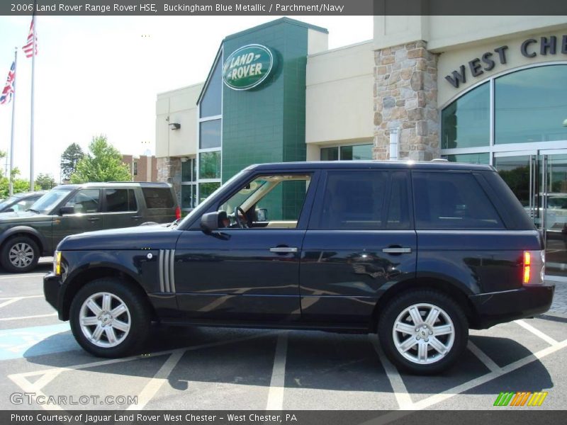 Buckingham Blue Metallic / Parchment/Navy 2006 Land Rover Range Rover HSE
