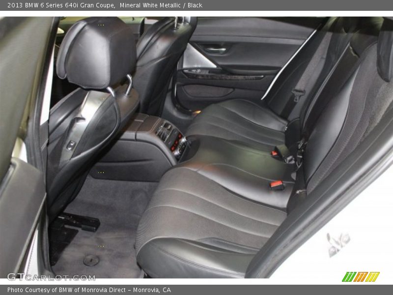 Mineral White Metallic / Black 2013 BMW 6 Series 640i Gran Coupe