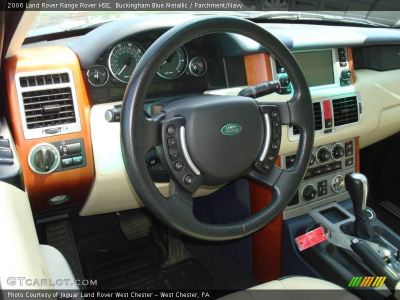 Buckingham Blue Metallic / Parchment/Navy 2006 Land Rover Range Rover HSE