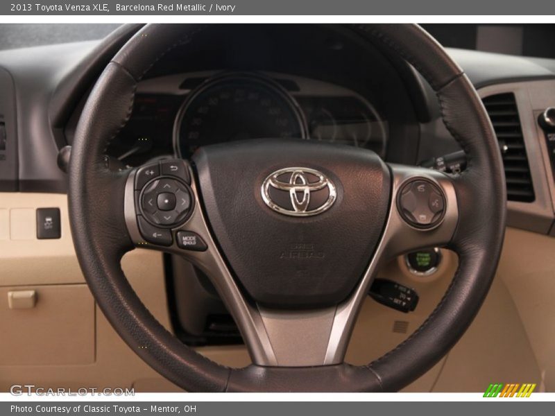  2013 Venza XLE Steering Wheel