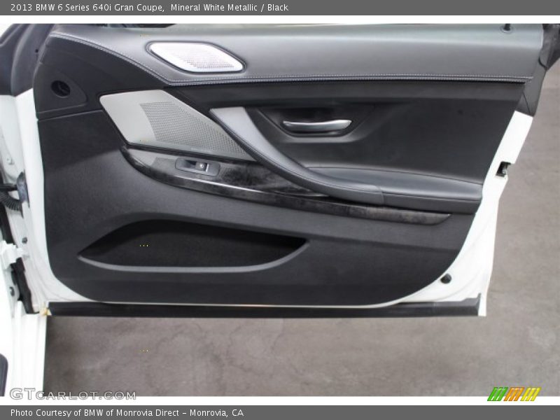 Mineral White Metallic / Black 2013 BMW 6 Series 640i Gran Coupe