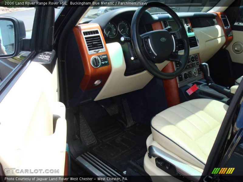 Buckingham Blue Metallic / Parchment/Navy 2006 Land Rover Range Rover HSE