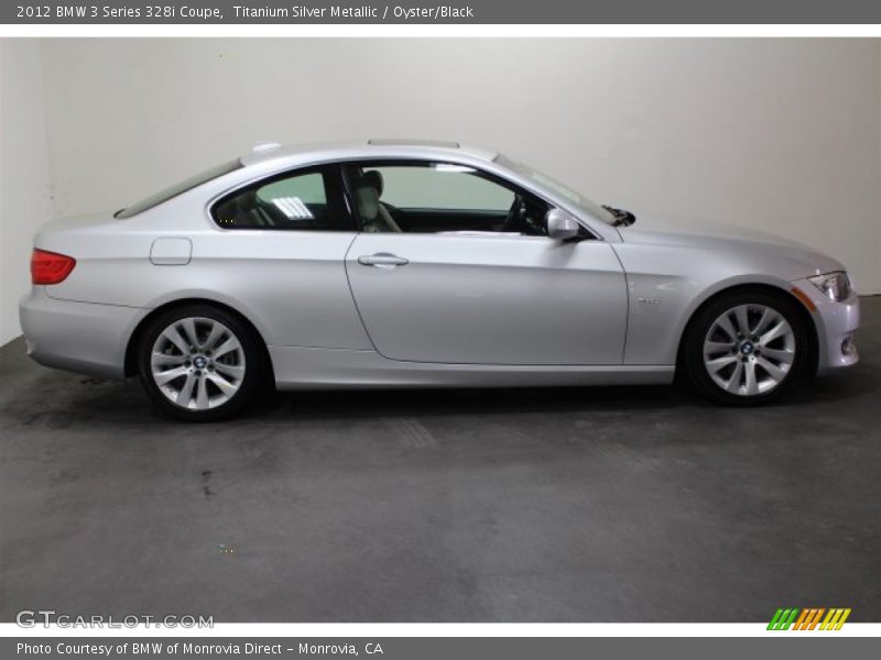 Titanium Silver Metallic / Oyster/Black 2012 BMW 3 Series 328i Coupe