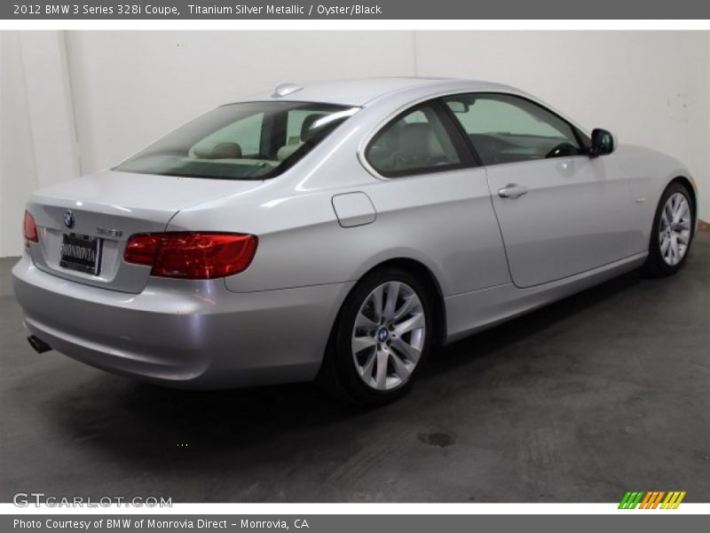 Titanium Silver Metallic / Oyster/Black 2012 BMW 3 Series 328i Coupe