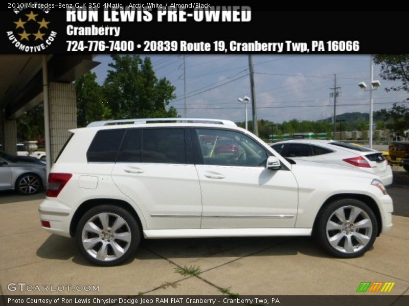 Arctic White / Almond/Black 2010 Mercedes-Benz GLK 350 4Matic