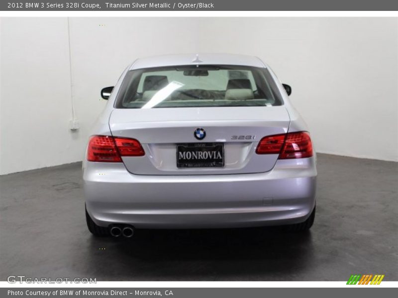 Titanium Silver Metallic / Oyster/Black 2012 BMW 3 Series 328i Coupe