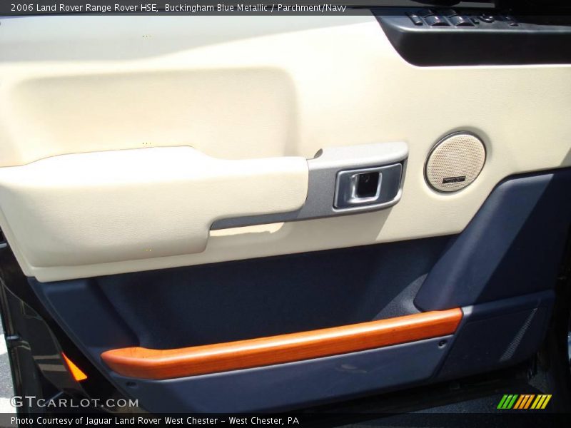 Buckingham Blue Metallic / Parchment/Navy 2006 Land Rover Range Rover HSE
