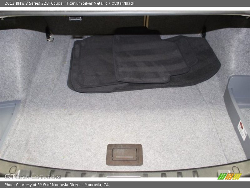 Titanium Silver Metallic / Oyster/Black 2012 BMW 3 Series 328i Coupe