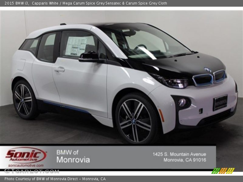 Capparis White / Mega Carum Spice Grey Sensatec & Carum Spice Grey Cloth 2015 BMW i3