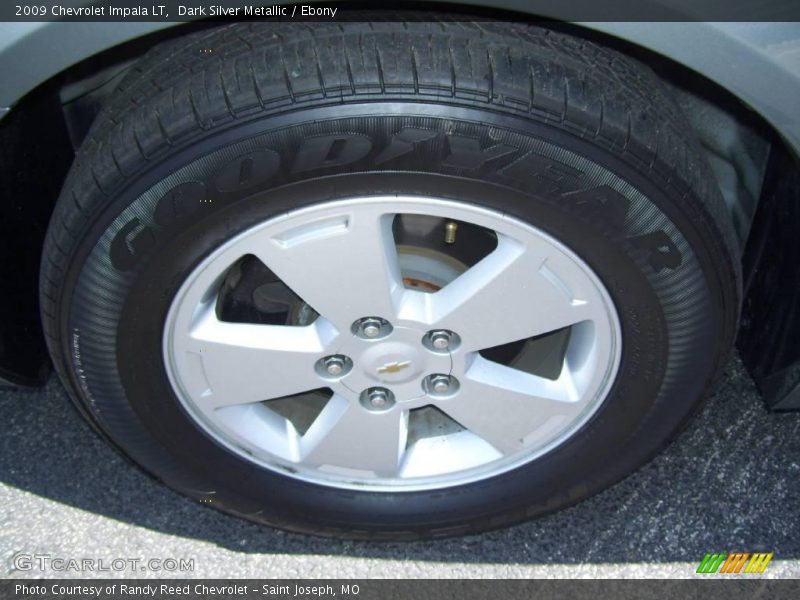 Dark Silver Metallic / Ebony 2009 Chevrolet Impala LT