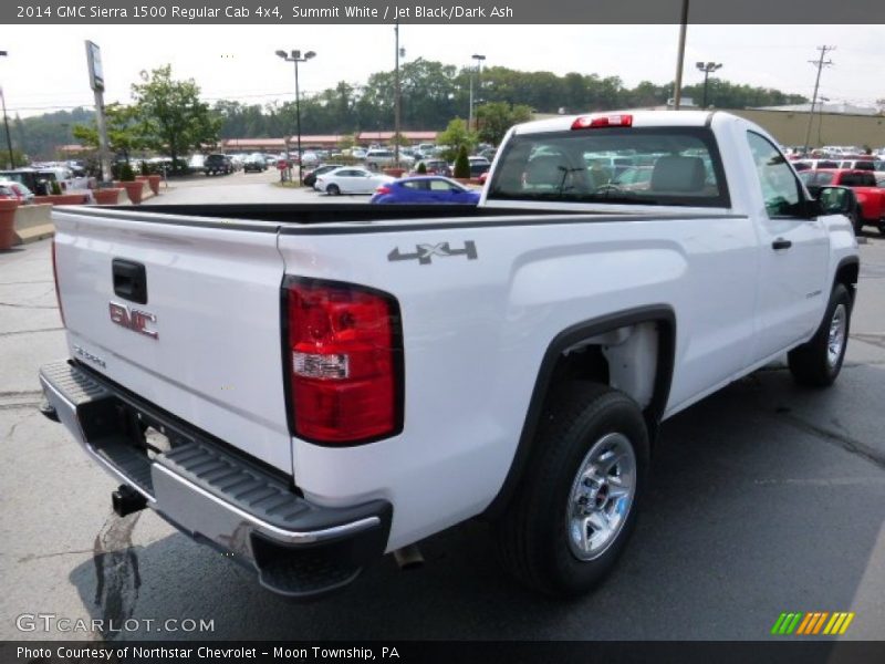 Summit White / Jet Black/Dark Ash 2014 GMC Sierra 1500 Regular Cab 4x4