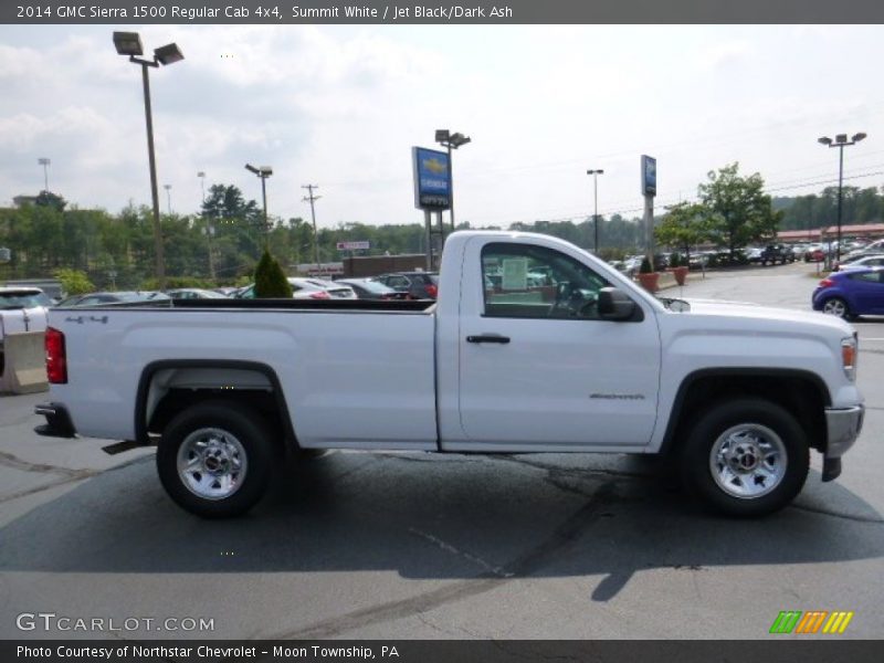 Summit White / Jet Black/Dark Ash 2014 GMC Sierra 1500 Regular Cab 4x4