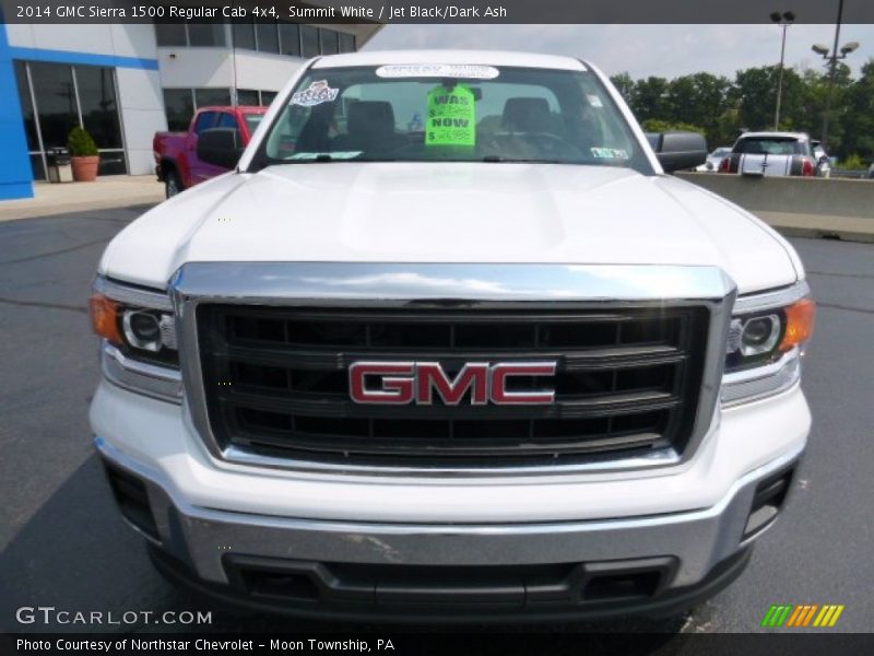 Summit White / Jet Black/Dark Ash 2014 GMC Sierra 1500 Regular Cab 4x4