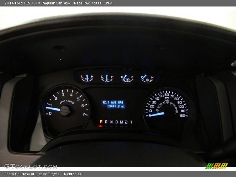 Race Red / Steel Grey 2014 Ford F150 STX Regular Cab 4x4