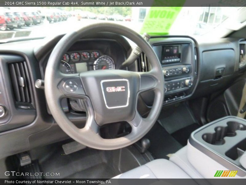 Summit White / Jet Black/Dark Ash 2014 GMC Sierra 1500 Regular Cab 4x4