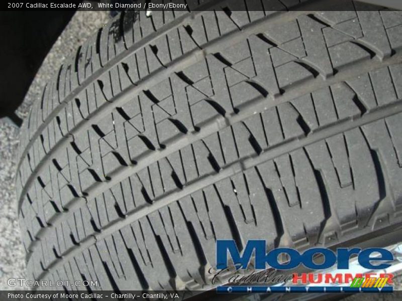 White Diamond / Ebony/Ebony 2007 Cadillac Escalade AWD