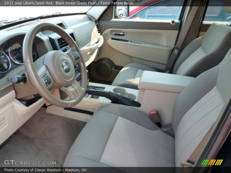 Black Forest Green Pearl / Pastel Pebble Beige 2012 Jeep Liberty Sport 4x4