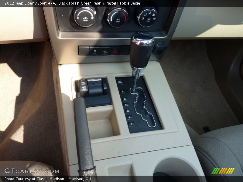 Black Forest Green Pearl / Pastel Pebble Beige 2012 Jeep Liberty Sport 4x4