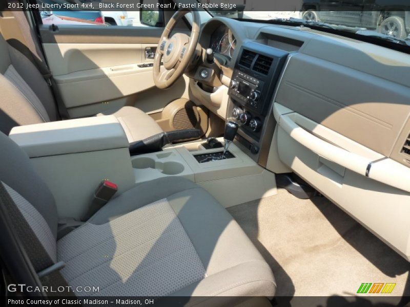 Black Forest Green Pearl / Pastel Pebble Beige 2012 Jeep Liberty Sport 4x4