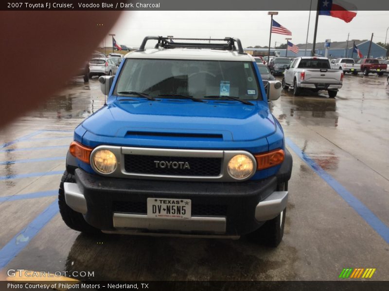 Voodoo Blue / Dark Charcoal 2007 Toyota FJ Cruiser
