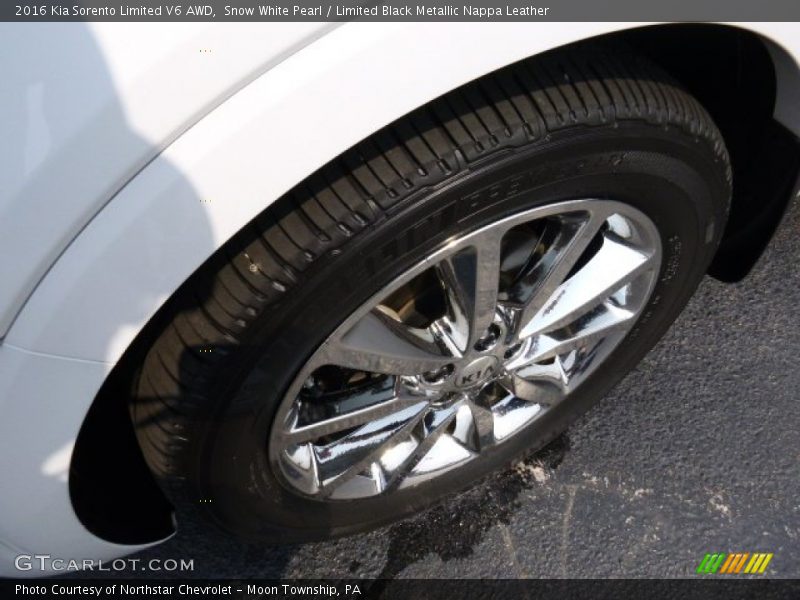 Snow White Pearl / Limited Black Metallic Nappa Leather 2016 Kia Sorento Limited V6 AWD