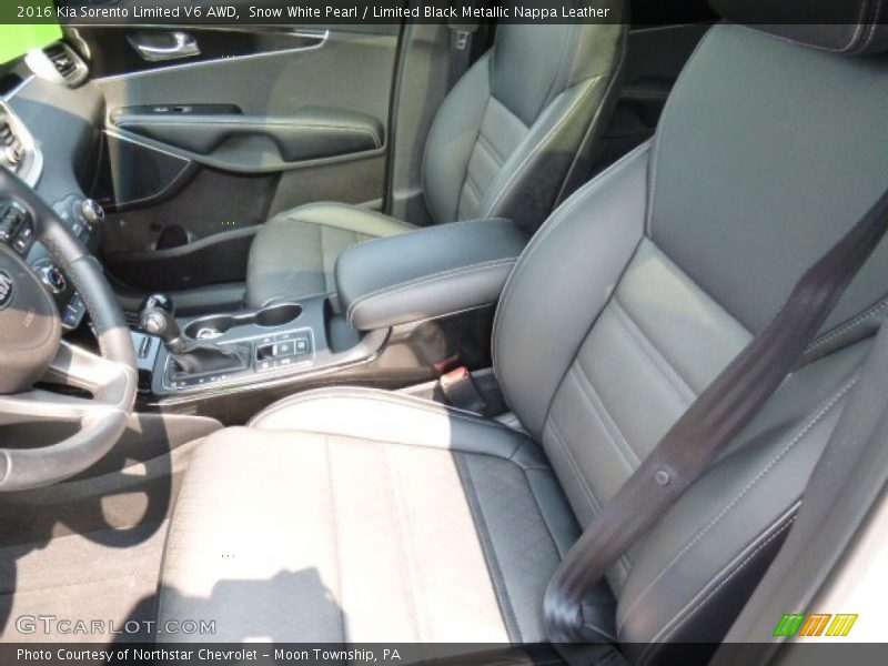 Front Seat of 2016 Sorento Limited V6 AWD