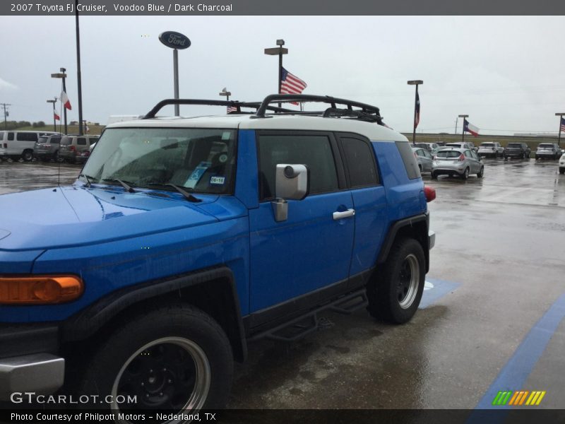 Voodoo Blue / Dark Charcoal 2007 Toyota FJ Cruiser