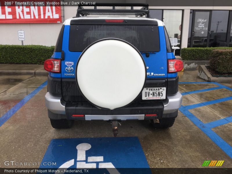 Voodoo Blue / Dark Charcoal 2007 Toyota FJ Cruiser
