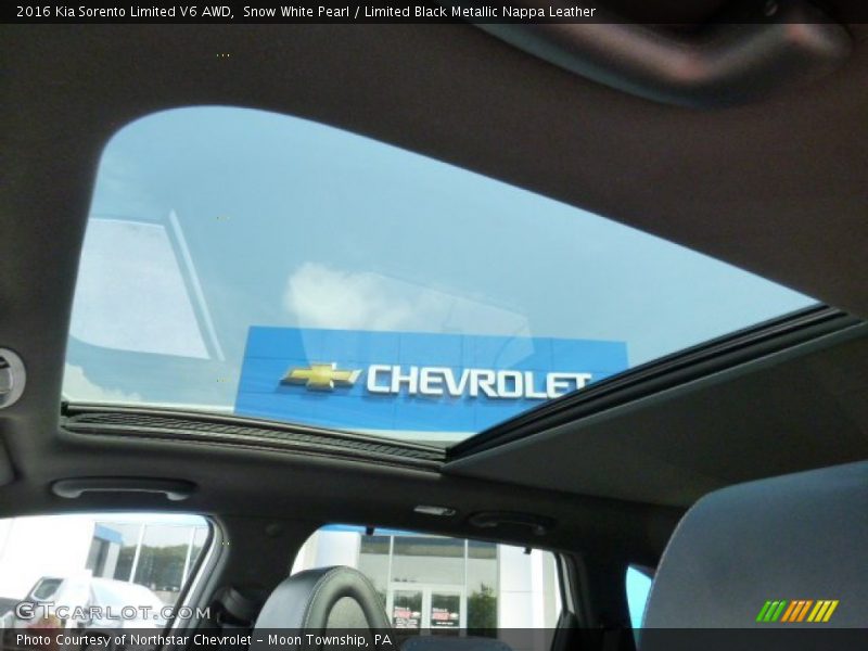 Sunroof of 2016 Sorento Limited V6 AWD