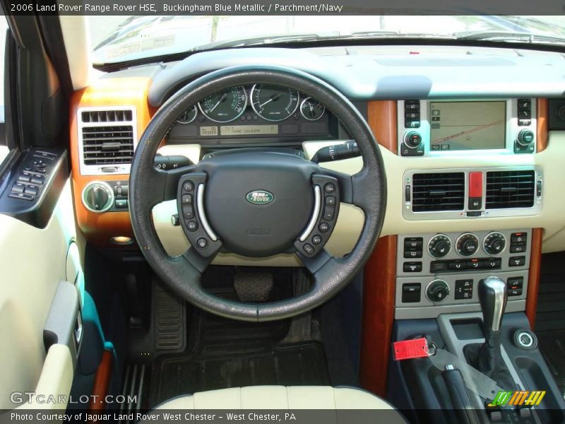 Buckingham Blue Metallic / Parchment/Navy 2006 Land Rover Range Rover HSE