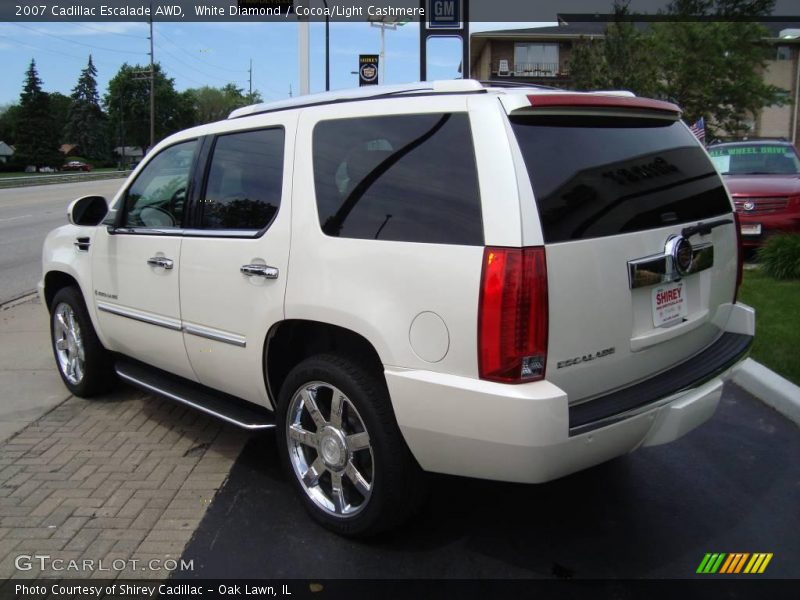 White Diamond / Cocoa/Light Cashmere 2007 Cadillac Escalade AWD