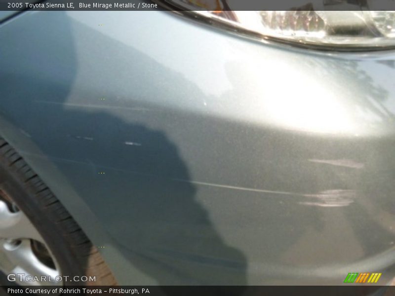 Blue Mirage Metallic / Stone 2005 Toyota Sienna LE