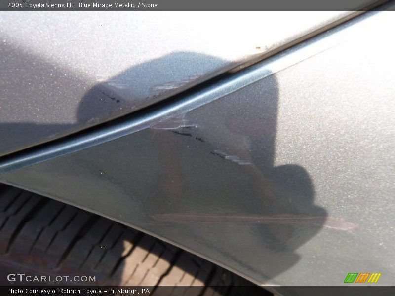 Blue Mirage Metallic / Stone 2005 Toyota Sienna LE